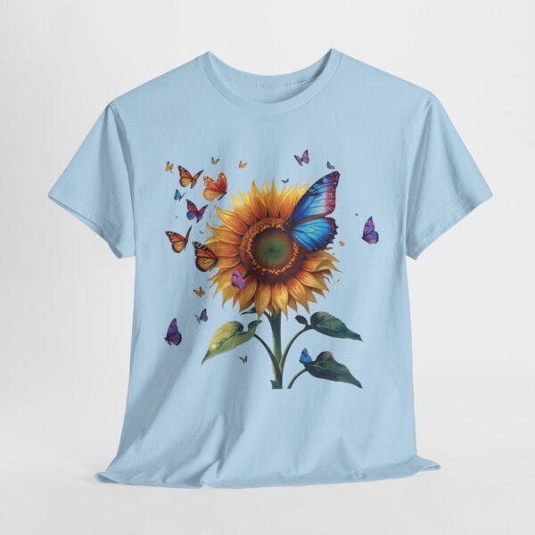 Colorful Sunflower T-Shirt with Butterflies - Image 20