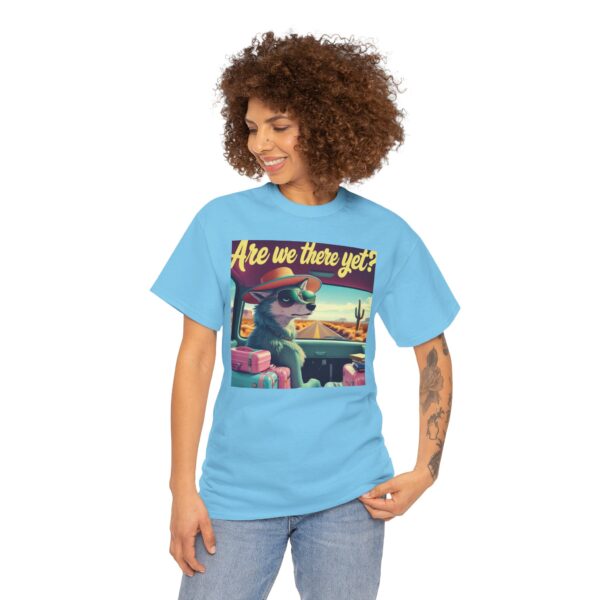 Funny Retro Road Trip T-Shirt – “Are We There Yet?” – Cute Wolf Cartoon Tee for Women, Vintage Style Travel Shirt, Gift for Travelers - Image 9