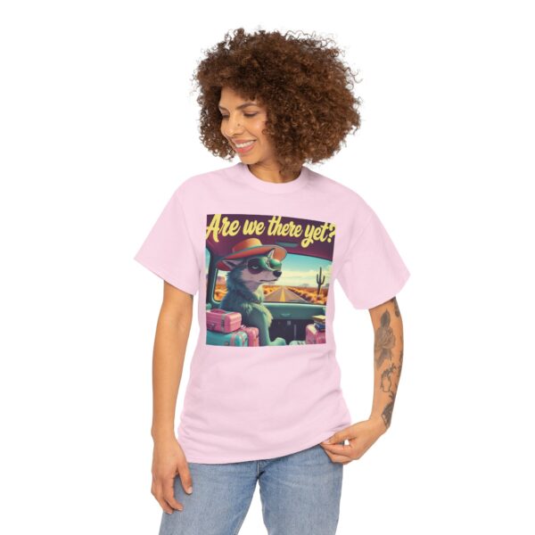 Funny Retro Road Trip T-Shirt – “Are We There Yet?” – Cute Wolf Cartoon Tee for Women, Vintage Style Travel Shirt, Gift for Travelers - Image 5