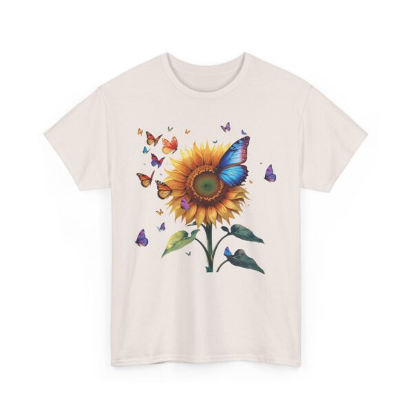 Colorful Sunflower T-Shirt with Butterflies - Image 10