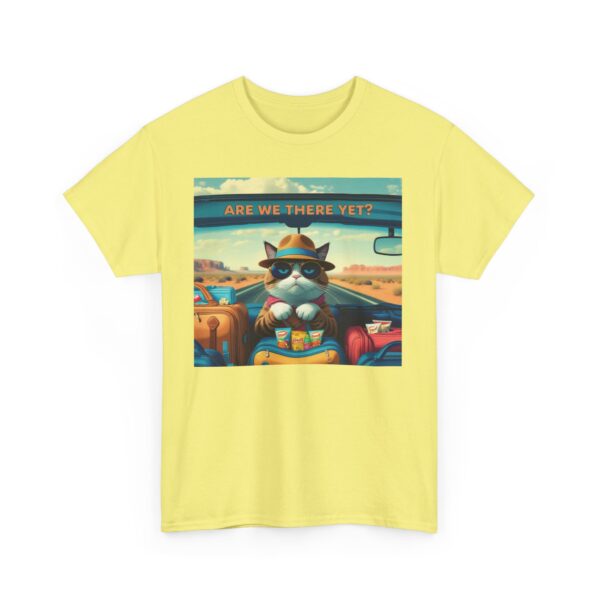 Funny Cat Road Trip Shirt - "Are We There Yet?" Cute Travel Cat Tee for Cat Lovers - Aesthetic Vacation T-Shirt Gift - Image 23