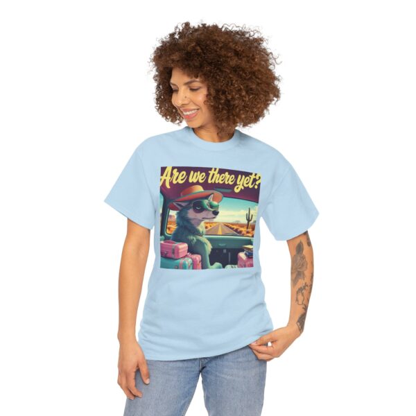 Funny Retro Road Trip T-Shirt – “Are We There Yet?” – Cute Wolf Cartoon Tee for Women, Vintage Style Travel Shirt, Gift for Travelers - Image 12