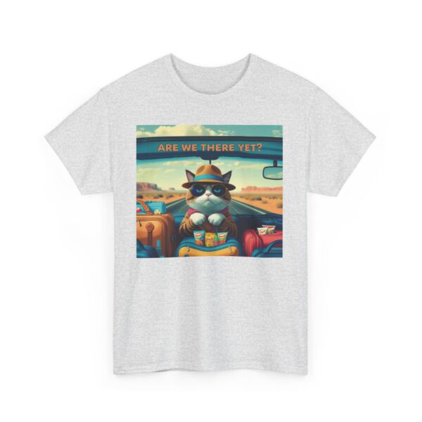 Funny Cat Road Trip Shirt - "Are We There Yet?" Cute Travel Cat Tee for Cat Lovers - Aesthetic Vacation T-Shirt Gift - Image 7