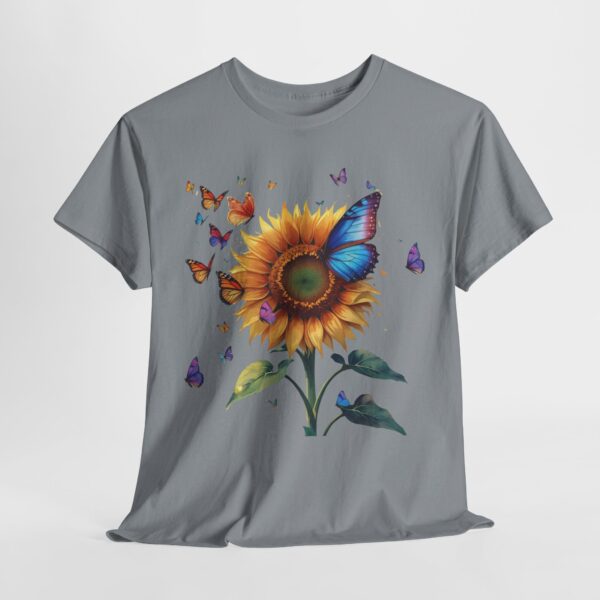 Colorful Sunflower T-Shirt with Butterflies - Image 28