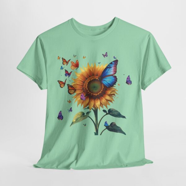 Colorful Sunflower T-Shirt with Butterflies - Image 16