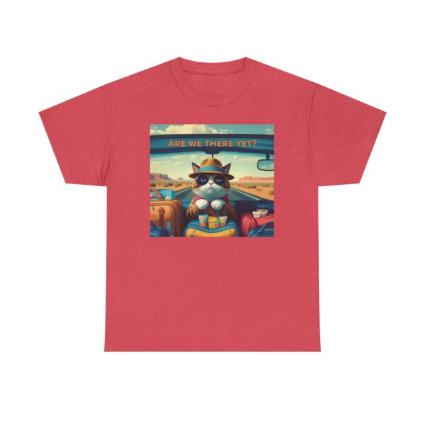 Funny Cat Road Trip Shirt - "Are We There Yet?" Cute Travel Cat Tee for Cat Lovers - Aesthetic Vacation T-Shirt Gift - Image 29