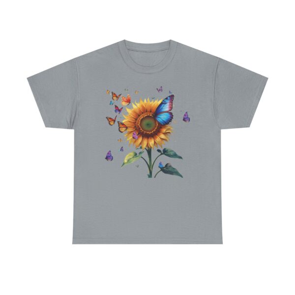 Colorful Sunflower T-Shirt with Butterflies - Image 27