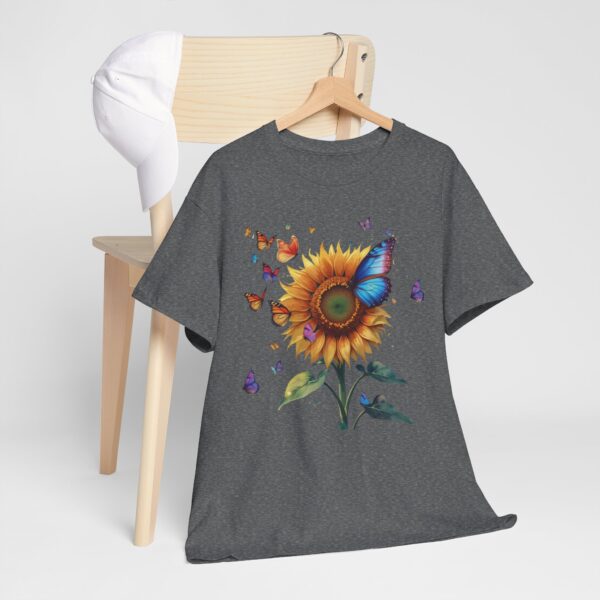 Colorful Sunflower T-Shirt with Butterflies - Image 31