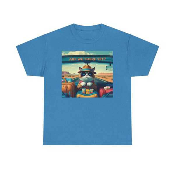 Funny Cat Road Trip Shirt - "Are We There Yet?" Cute Travel Cat Tee for Cat Lovers - Aesthetic Vacation T-Shirt Gift - Image 25