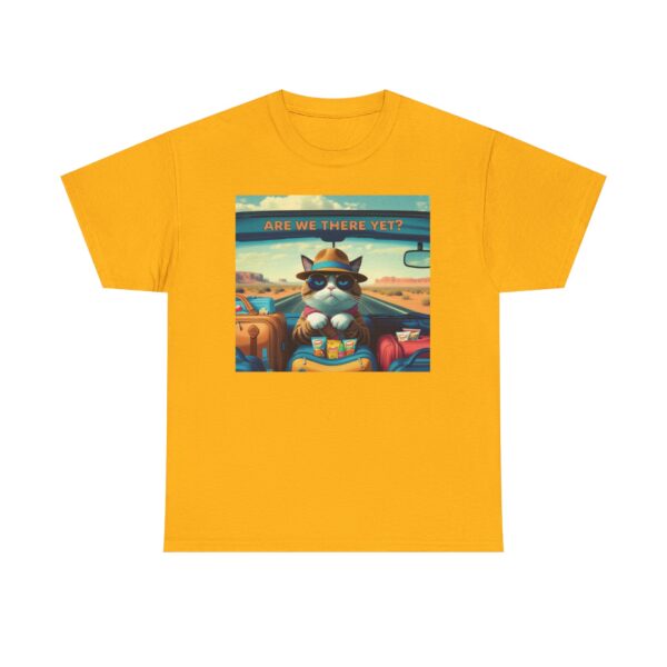 Funny Cat Road Trip Shirt - "Are We There Yet?" Cute Travel Cat Tee for Cat Lovers - Aesthetic Vacation T-Shirt Gift - Image 17