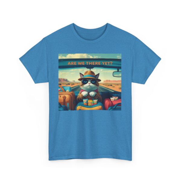 Funny Cat Road Trip Shirt - "Are We There Yet?" Cute Travel Cat Tee for Cat Lovers - Aesthetic Vacation T-Shirt Gift - Image 27
