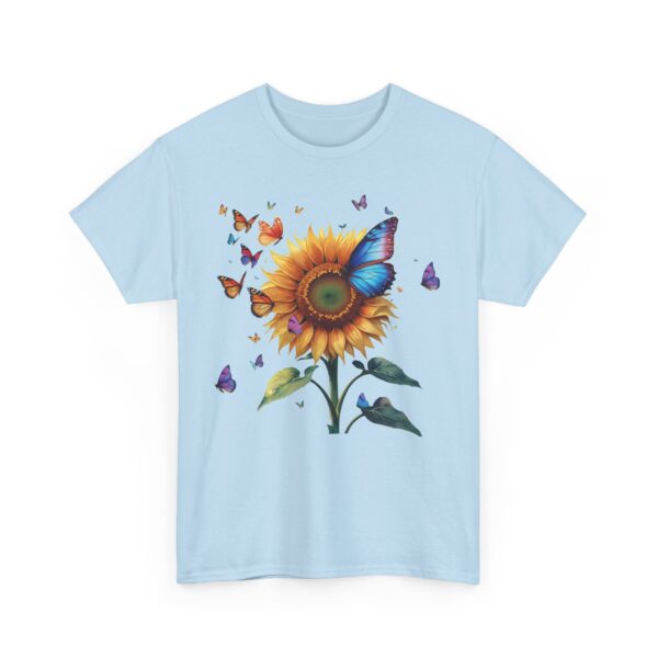 Colorful Sunflower T-Shirt with Butterflies - Image 19