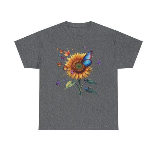 Colorful Sunflower T-Shirt with Butterflies - Image 30
