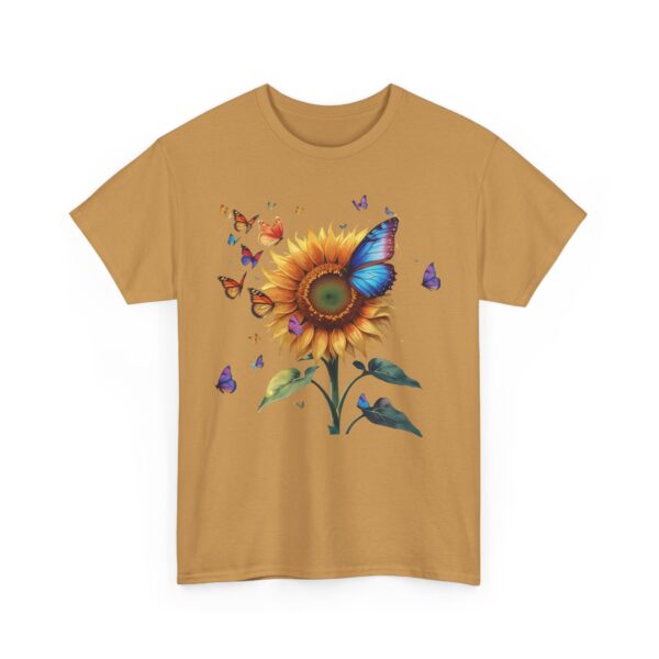 Colorful Sunflower T-Shirt with Butterflies - Image 12