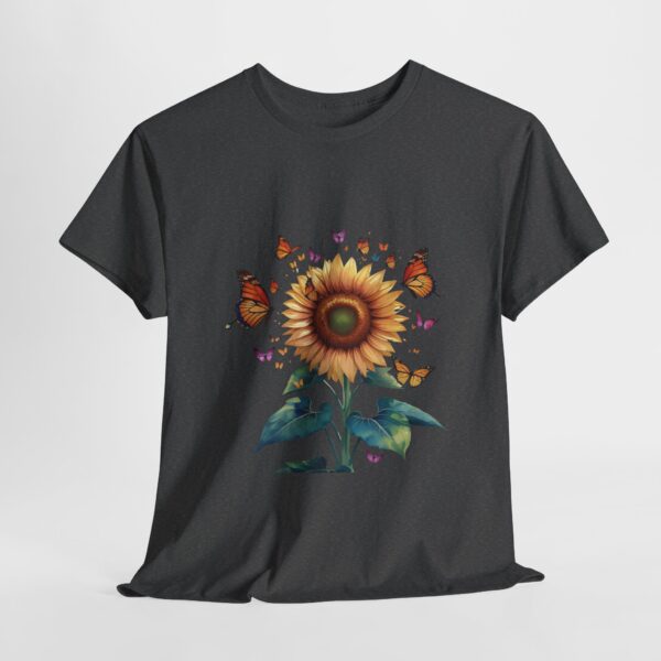Vibrant Sunflower and Butterfly Tee - Image 12