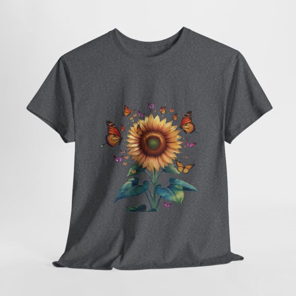 Vibrant Sunflower and Butterfly Tee - Image 10