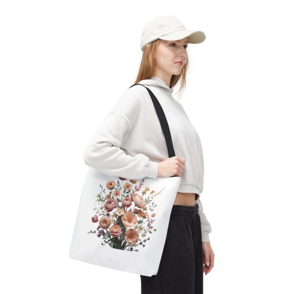 Vintage Floral Tote Bag – Elegant Everyday Carryall for Women" - Image 28
