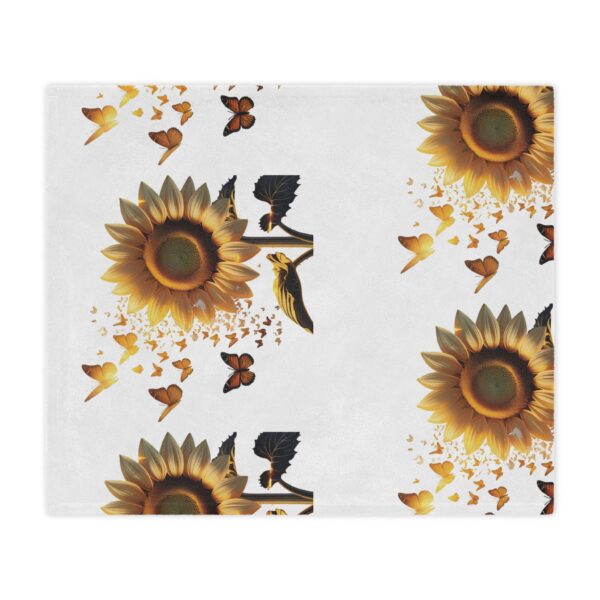 Sunflower Minky Blanket | Cozy Throw for Home Decor, Nursery, Gifts, Summer Vibes, Floral Decorative - Image 7
