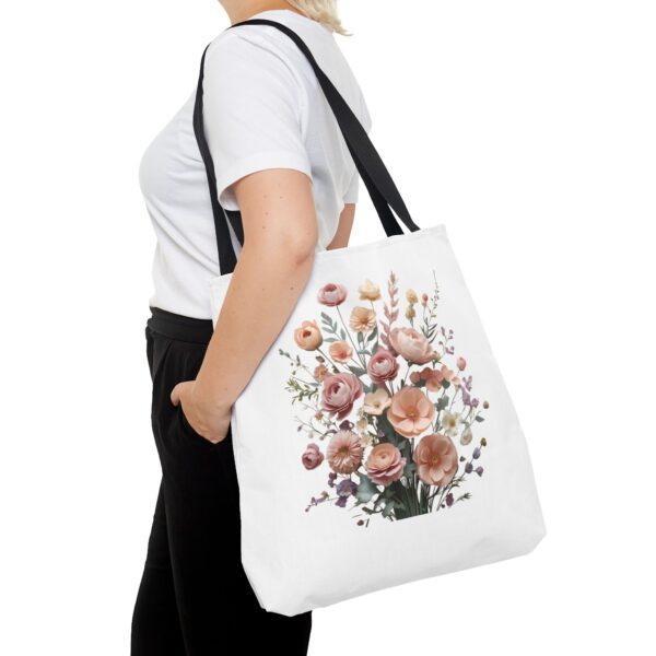 Vintage Floral Tote Bag – Elegant Everyday Carryall for Women" - Image 32