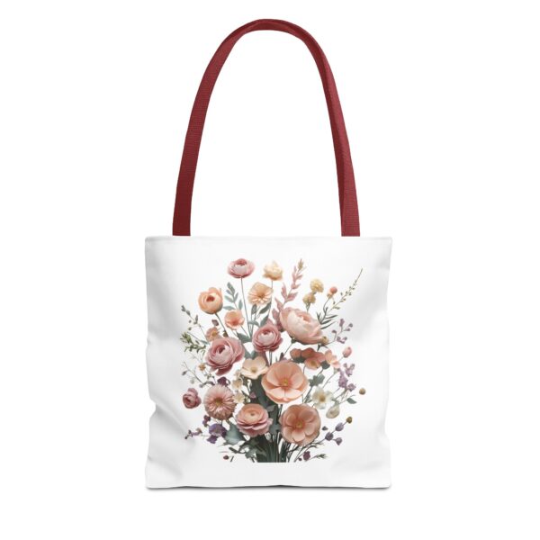 Vintage Floral Tote Bag – Elegant Everyday Carryall for Women" - Image 2