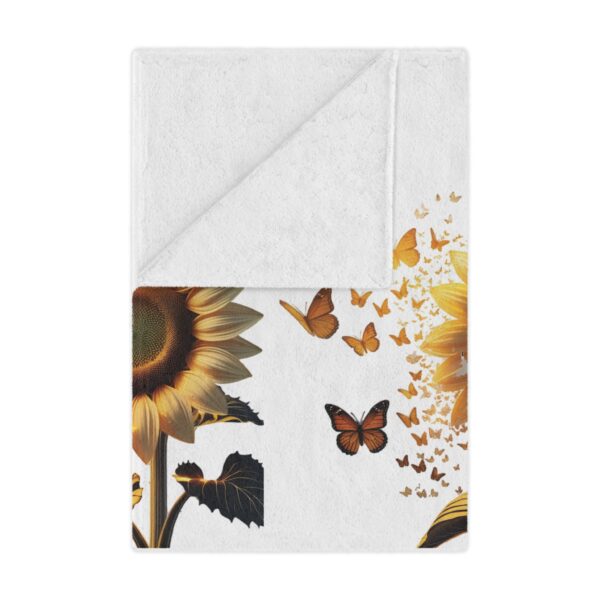 Sunflower Minky Blanket | Cozy Throw for Home Decor, Nursery, Gifts, Summer Vibes, Floral Decorative - Image 12