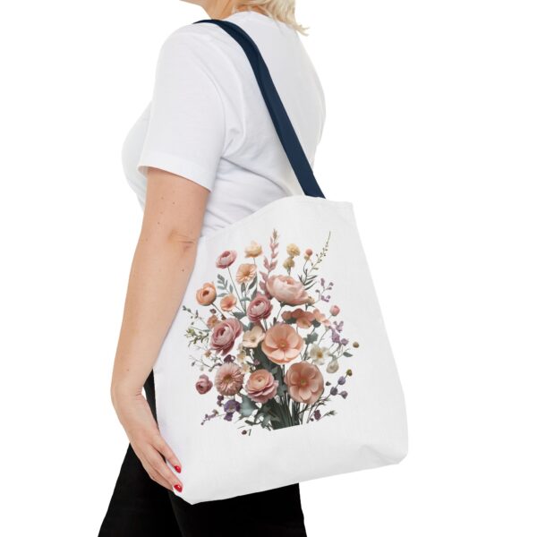 Vintage Floral Tote Bag – Elegant Everyday Carryall for Women" - Image 61