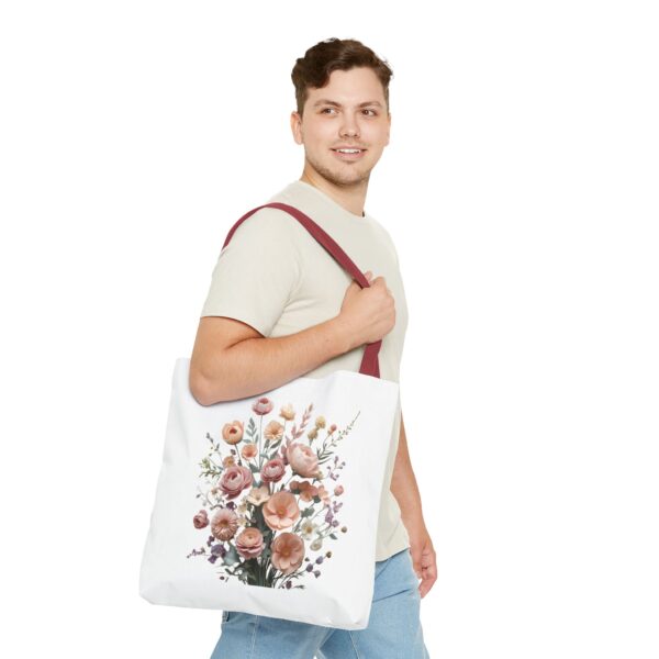 Vintage Floral Tote Bag – Elegant Everyday Carryall for Women" - Image 40