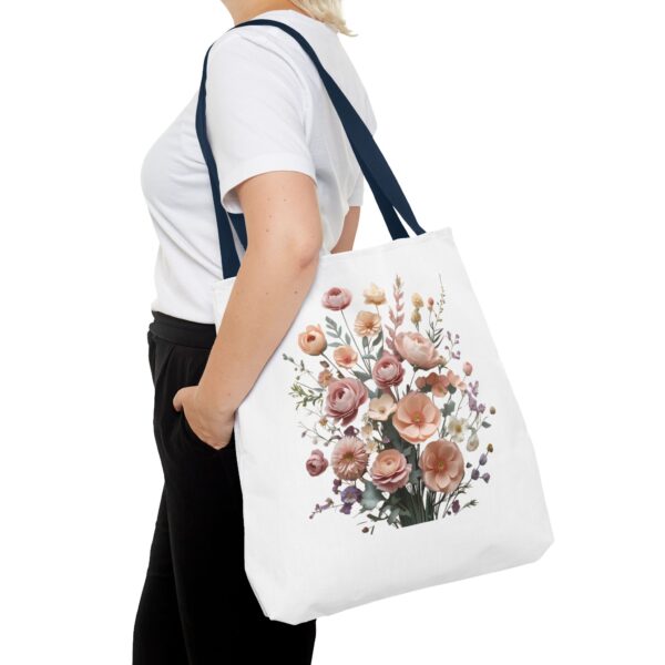 Vintage Floral Tote Bag – Elegant Everyday Carryall for Women" - Image 65