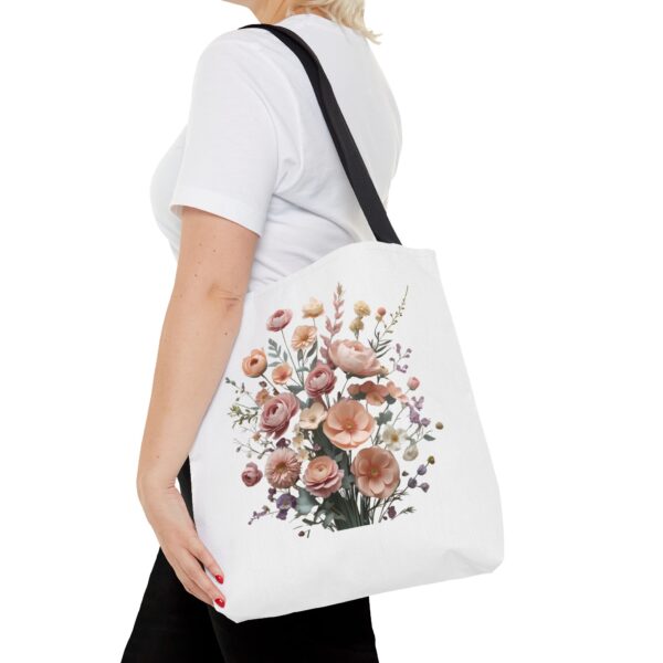 Vintage Floral Tote Bag – Elegant Everyday Carryall for Women" - Image 27