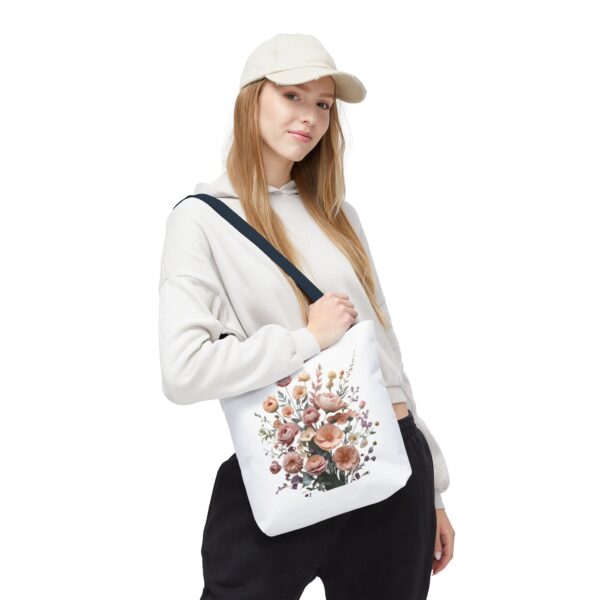 Vintage Floral Tote Bag – Elegant Everyday Carryall for Women" - Image 23