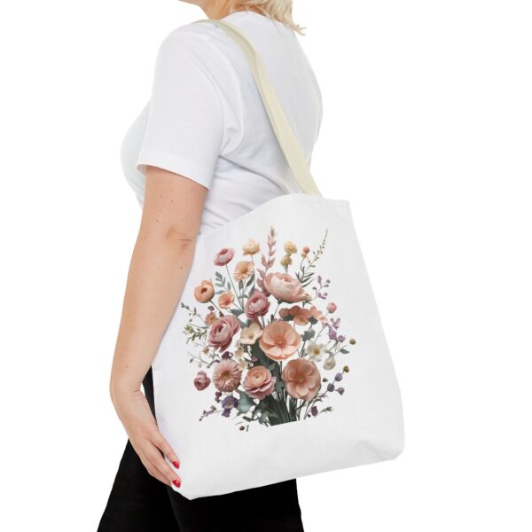 Vintage Floral Tote Bag – Elegant Everyday Carryall for Women" - Image 53