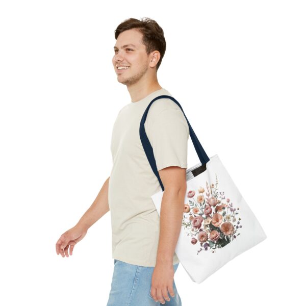 Vintage Floral Tote Bag – Elegant Everyday Carryall for Women" - Image 60