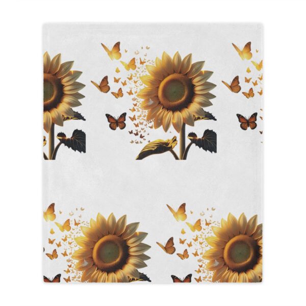 Sunflower Minky Blanket | Cozy Throw for Home Decor, Nursery, Gifts, Summer Vibes, Floral Decorative - Image 6