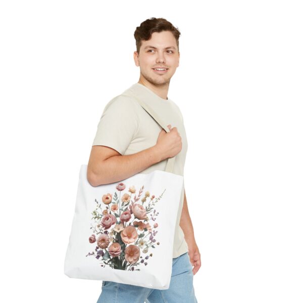 Vintage Floral Tote Bag – Elegant Everyday Carryall for Women" - Image 56