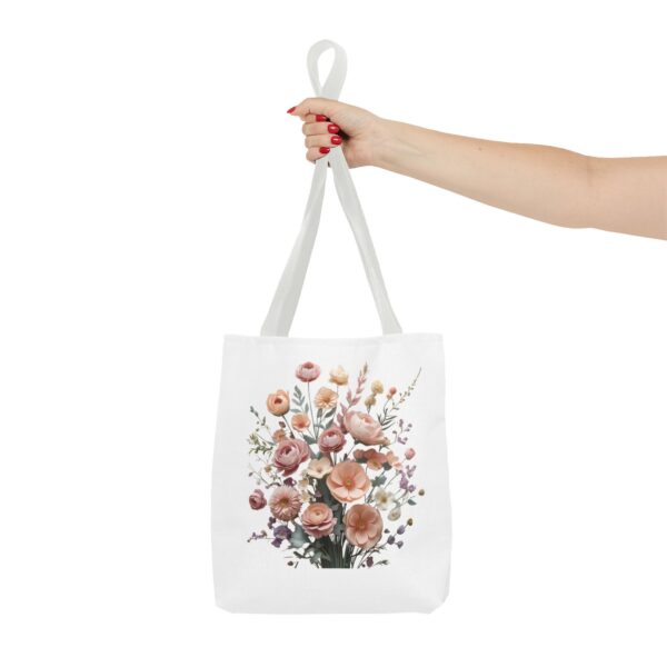 Vintage Floral Tote Bag – Elegant Everyday Carryall for Women" - Image 12
