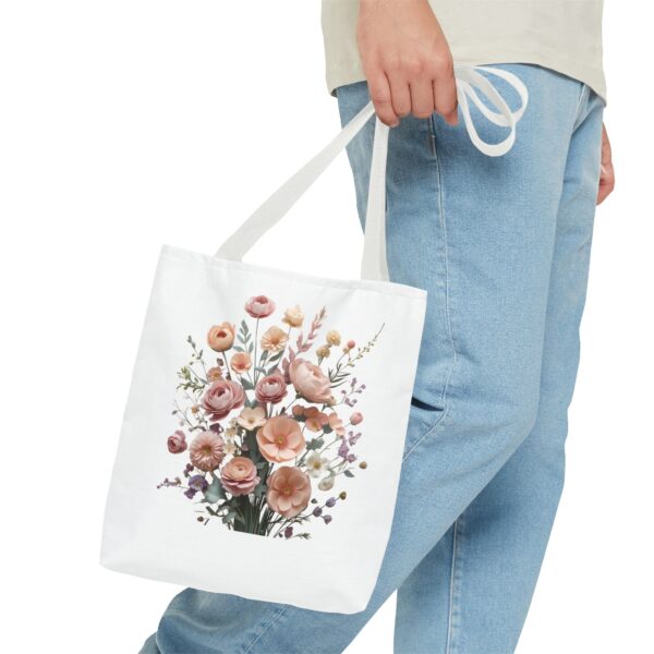 Vintage Floral Tote Bag – Elegant Everyday Carryall for Women" - Image 11