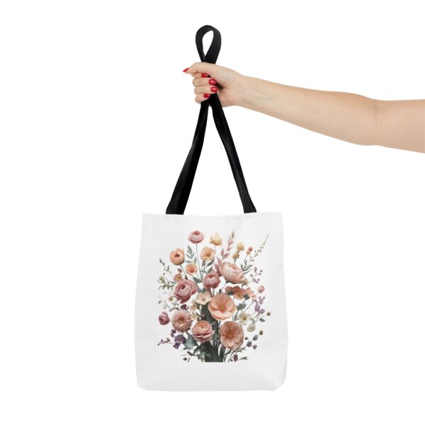 Vintage Floral Tote Bag – Elegant Everyday Carryall for Women" - Image 8
