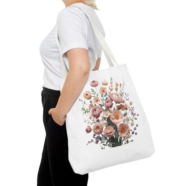 Vintage Floral Tote Bag – Elegant Everyday Carryall for Women" - Image 49
