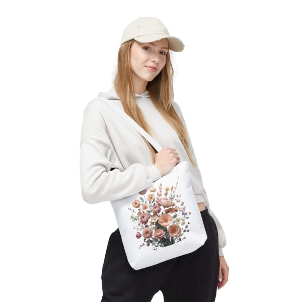 Vintage Floral Tote Bag – Elegant Everyday Carryall for Women" - Image 13