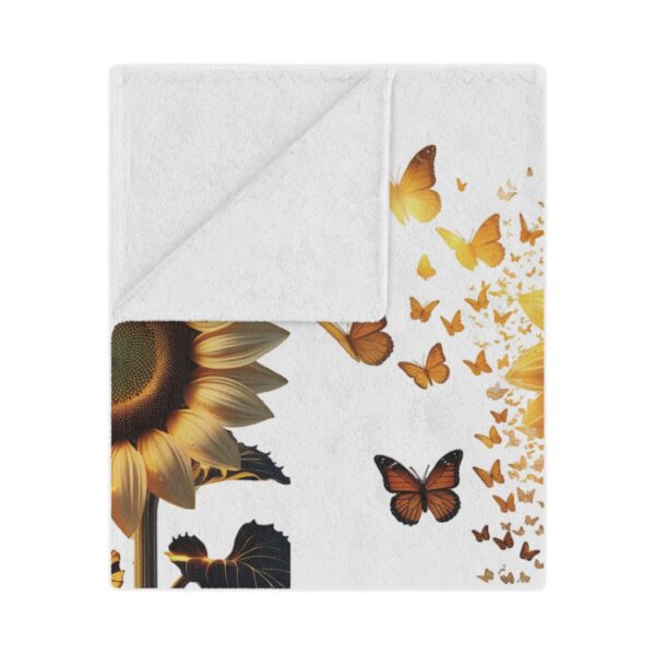 Sunflower Minky Blanket | Cozy Throw for Home Decor, Nursery, Gifts, Summer Vibes, Floral Decorative - Image 8
