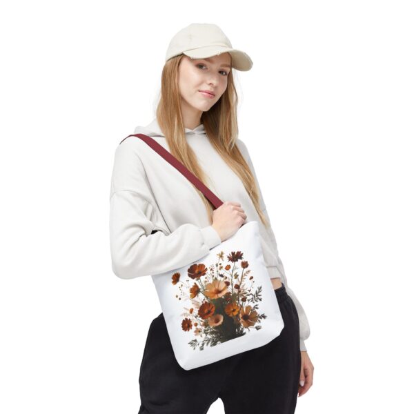Romantic Bloom Tote Bag – Beautiful Floral Design for Daily Use - Image 2