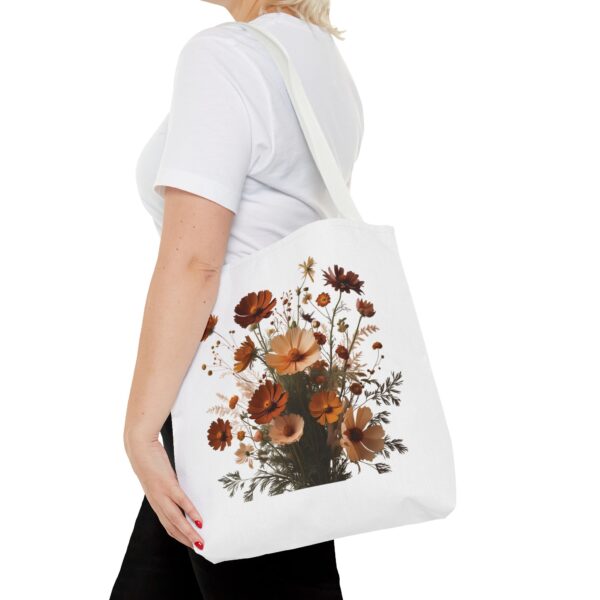Romantic Bloom Tote Bag – Beautiful Floral Design for Daily Use - Image 43