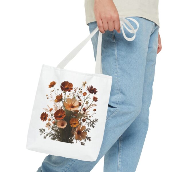 Romantic Bloom Tote Bag – Beautiful Floral Design for Daily Use - Image 11