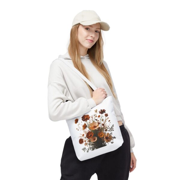 Romantic Bloom Tote Bag – Beautiful Floral Design for Daily Use - Image 13