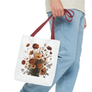 Romantic Bloom Tote Bag – Beautiful Floral Design for Daily Use