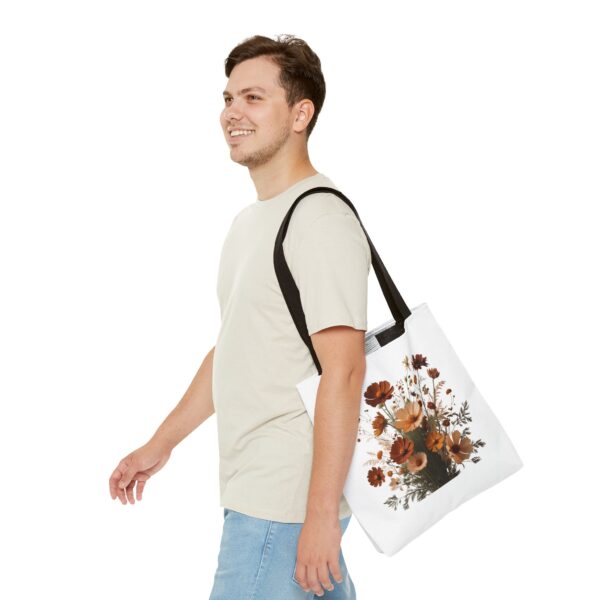 Romantic Bloom Tote Bag – Beautiful Floral Design for Daily Use - Image 26