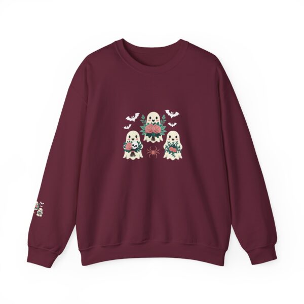 Ghostly Gathering: The Ultimate Cozy Crew for Spooky Season | Comfort Colors Sweatshirt | - Image 5