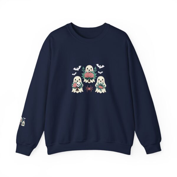 Ghostly Gathering: The Ultimate Cozy Crew for Spooky Season | Comfort Colors Sweatshirt | - Image 43