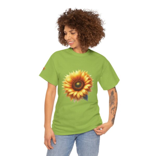 Unisex Sunflower Shirt | Vibrant Yellow Flower Graphic Tee | Nature Gift - Image 11