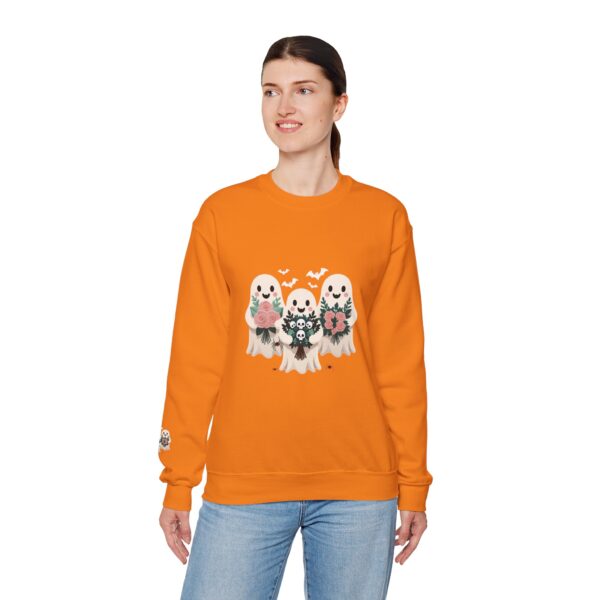 The Spooky-Cute Ghost Gang Sweatshirt: Your Fun Halloween Vibe | Cozy Unisex Crewneck | Comfort Colors Sweatshirt | - Image 13
